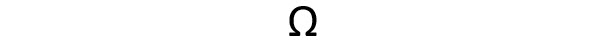 Omega-symbol